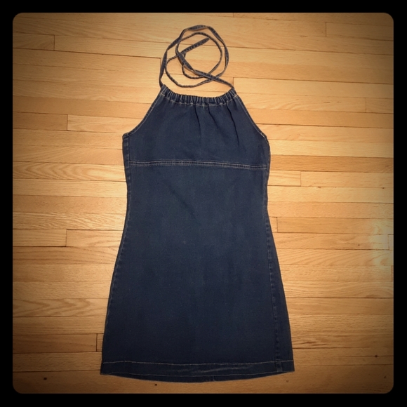 YAHOO! by AMERICAN JEANS blue jeans dress - Picture 1 of 3